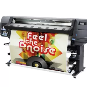 HP Latex 330 right hand side with printl 